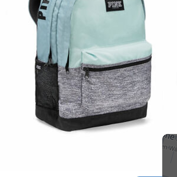 AWESOME RARE VSPINK Colorblock CAMPUS Backpack - Picture 1 of 12